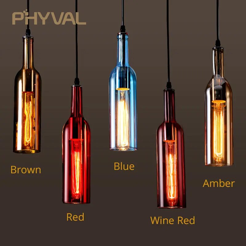suspension led bouteille vin déco noël veilleuse - vue 5 sur 15