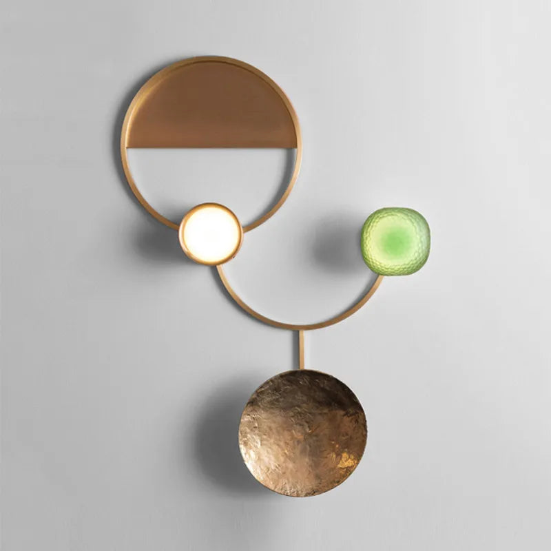 applique murale led vintage en cuivre pour décoration intérieure