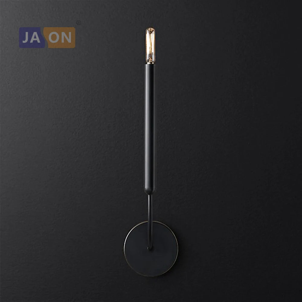 applique murale rétro en fer à LED design classique - vue 7 sur 10
