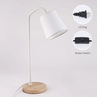 lampe de table nordique simple bois led bureau lit salon veilleuses