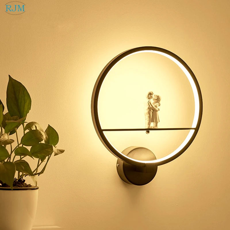 Applique murale led moderne fer chaud - vue 4 sur 8