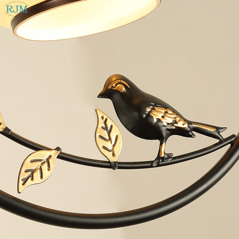 Lampe led suspendue fer simple déco intérieur - vue 6 sur 6