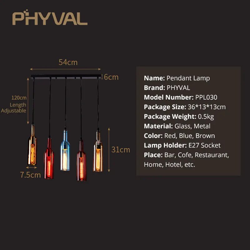 suspension led bouteille vin déco noël veilleuse - vue 7 sur 15