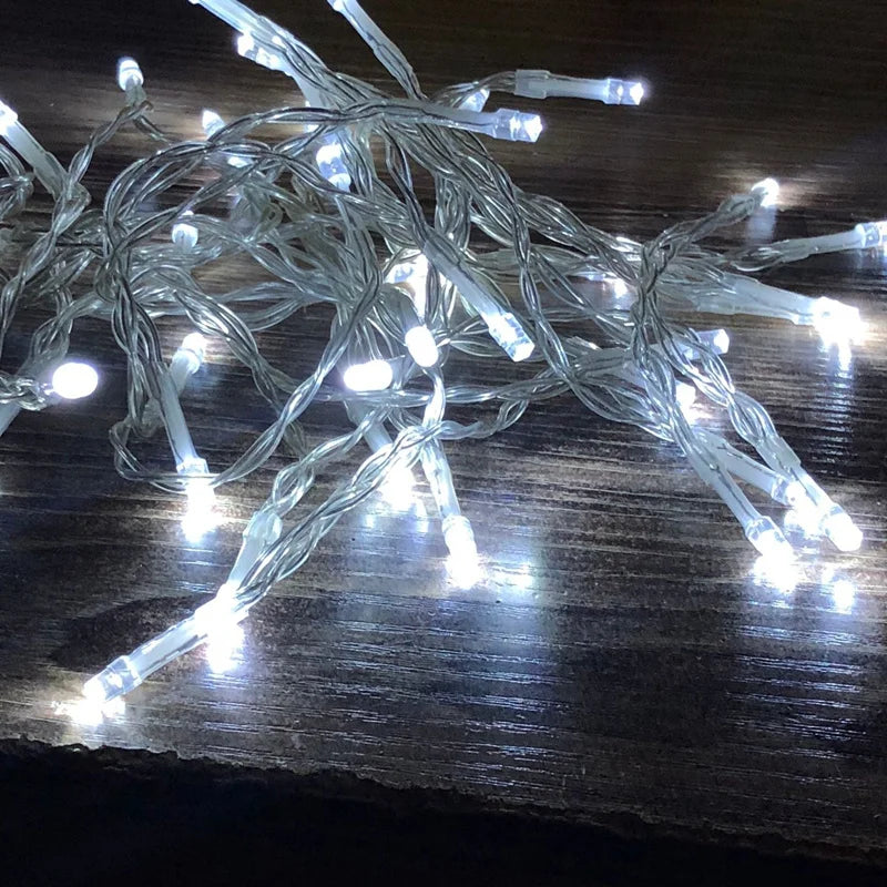 guirlande lumineuse led à piles pour décoration festive et Noël - vue 4 sur 6