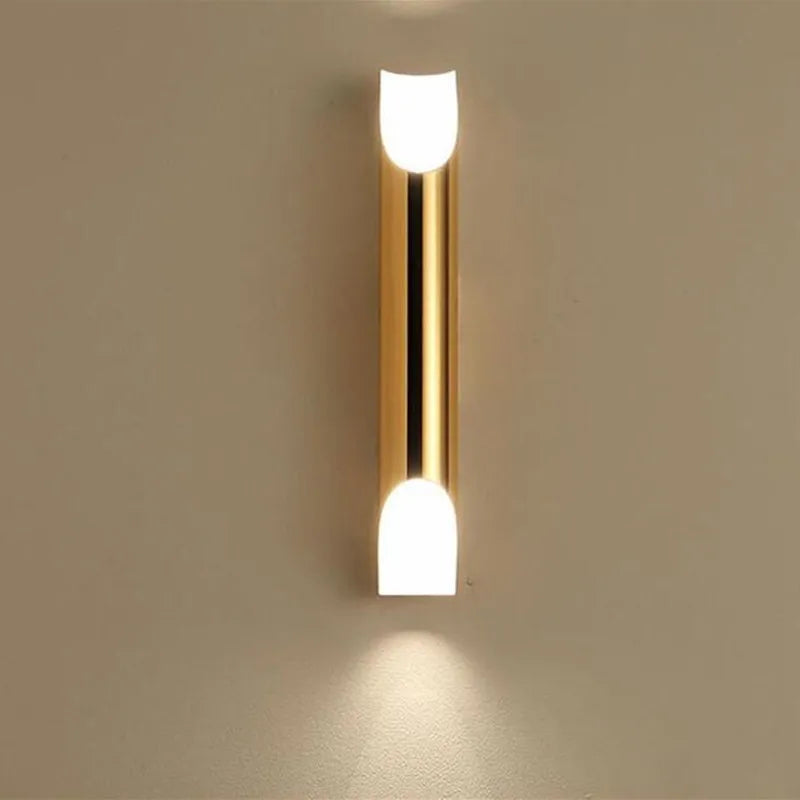 Applique murale nordique en aluminium avec éclairage led moderne