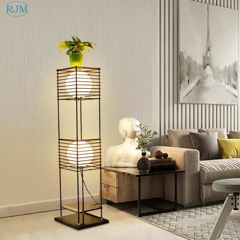 Lampadaire créatives modernes nordiques pour étude salon chambre - vue 4 sur 9
