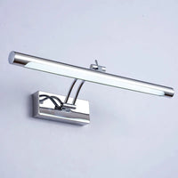 Applique murale led moderne étanche miroir cosmétique acier inox