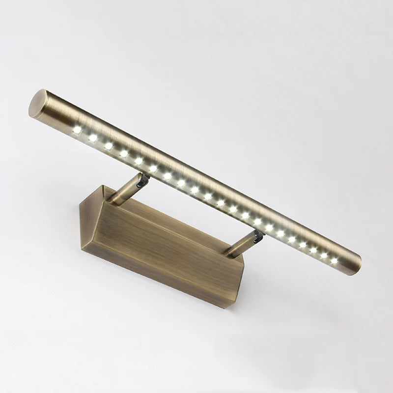 lampe led vintage en cuivre pour maquillage et éclairage d'image europe - vue 6 sur 6
