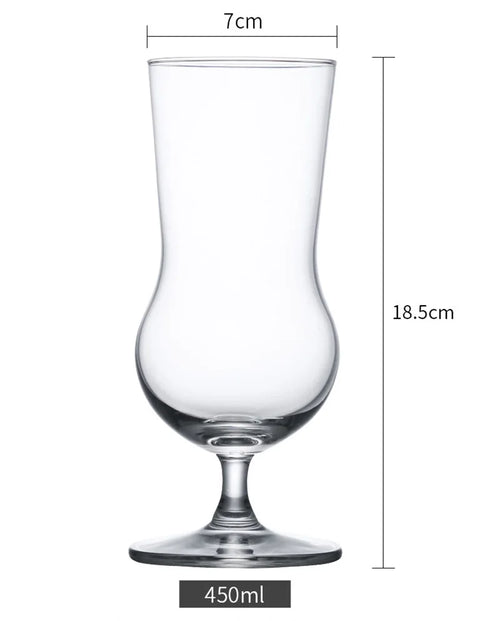 Verres collins en cristal sans plomb motif strié