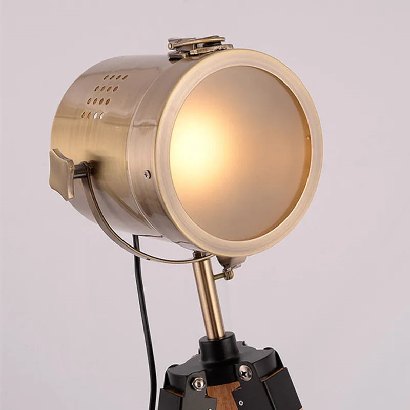 lampadaire nordique LED en bois massif pour intérieur moderne - vue 6 sur 10