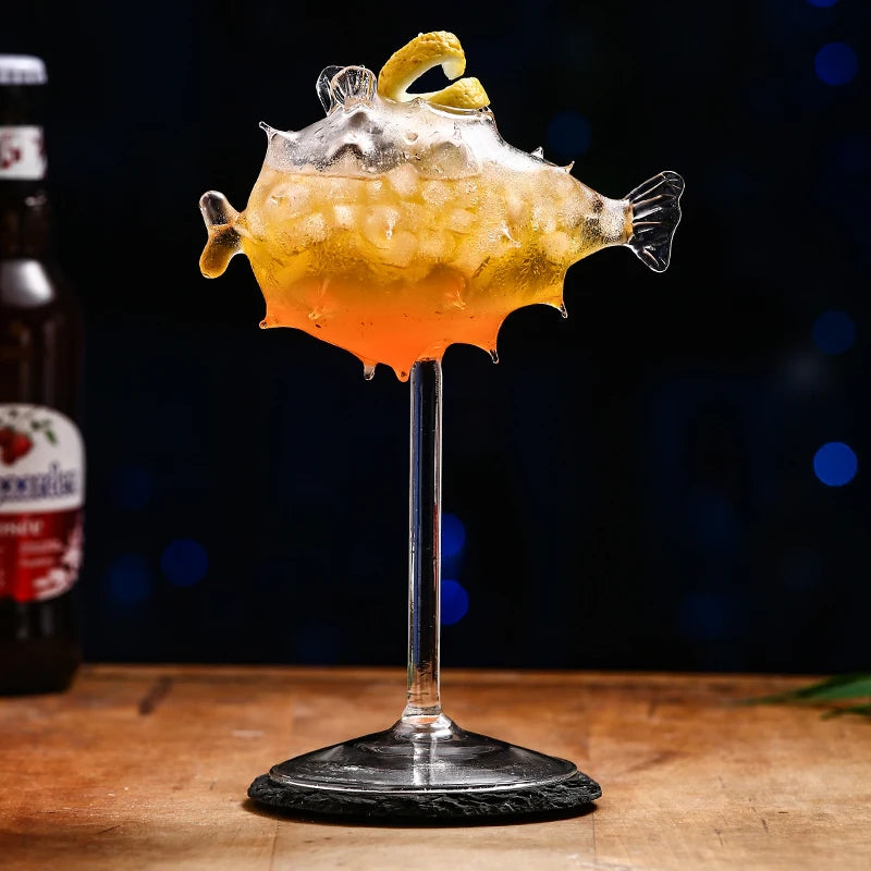 verre cocktail décoratif animaux originaux soirée bar - vue 4 sur 7