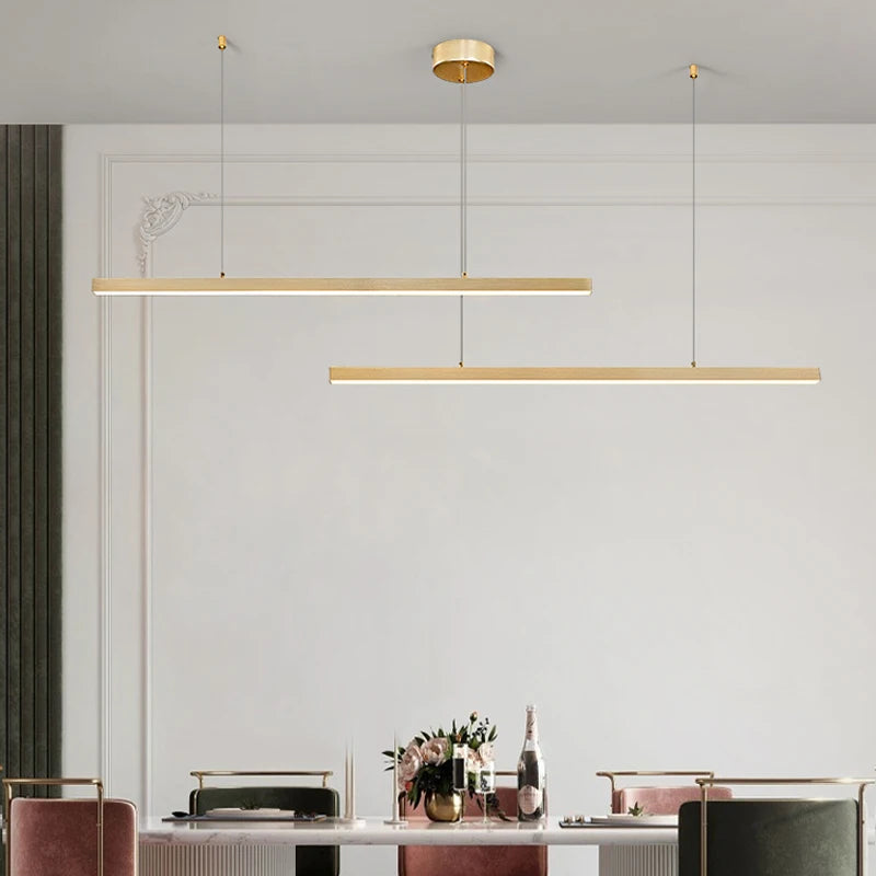 lustre moderne minimaliste pour une ambiance chaleureuse et design - vue 7 sur 17
