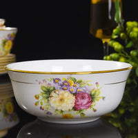 service de table porcelaine jingdezhen floral style occidental