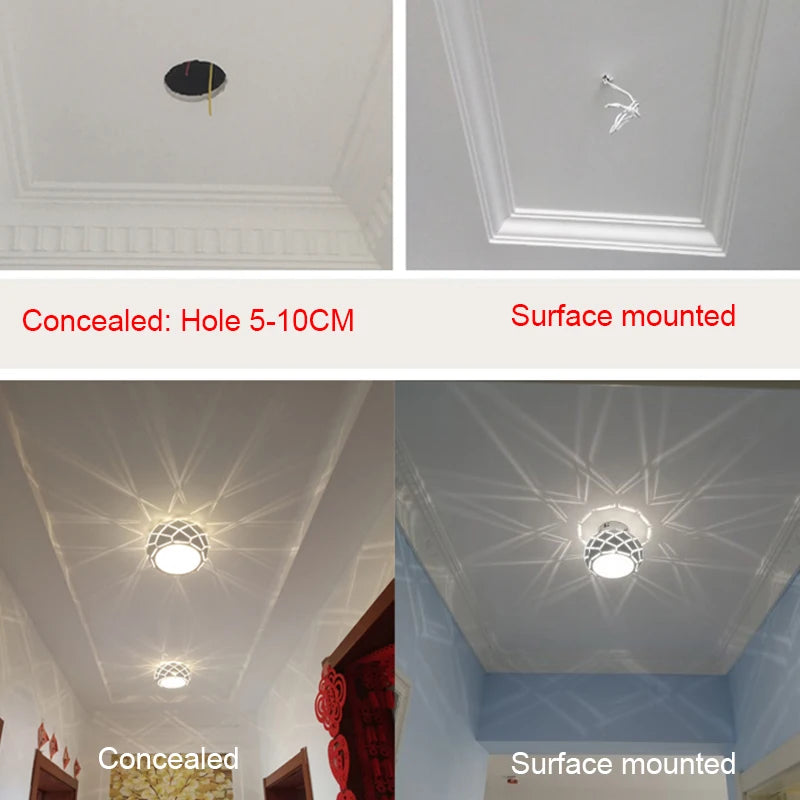 plafonnier led moderne avec gradation et trois variantes de lumière