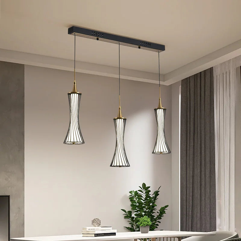 lustre moderne led en cristal pour décoration maison