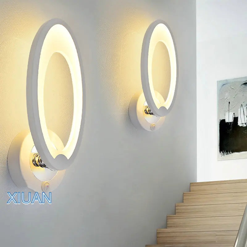 applique murale led moderne avec interrupteur minimaliste