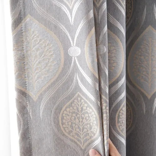 Rideau occultant floral moderne pour chambre ou salon - vue 8 sur 10