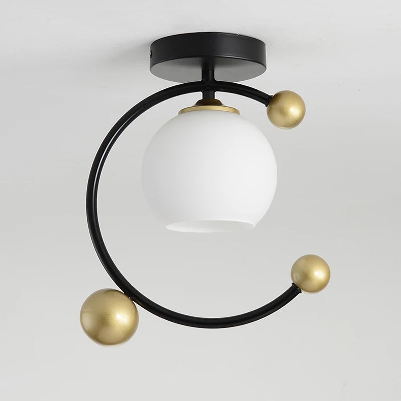 plafonnier moderne à leds pour hall d'entrée et balcon