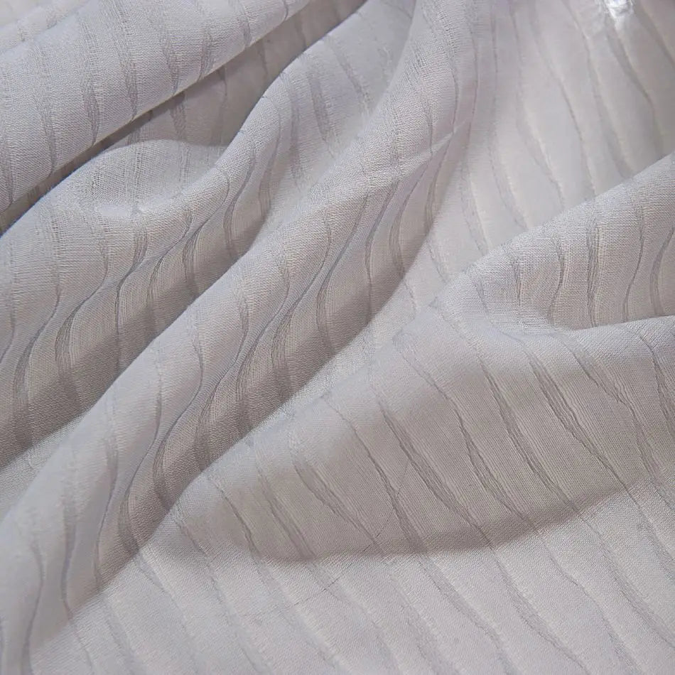 Voilage tulle motifs floraux géométriques style européen fenêtre