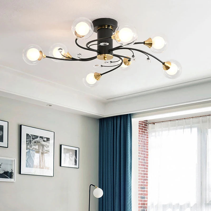 lustre led moderne pour villa office café bar nouvelle maison
