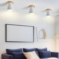 Spot LED bois nordique plafonnier