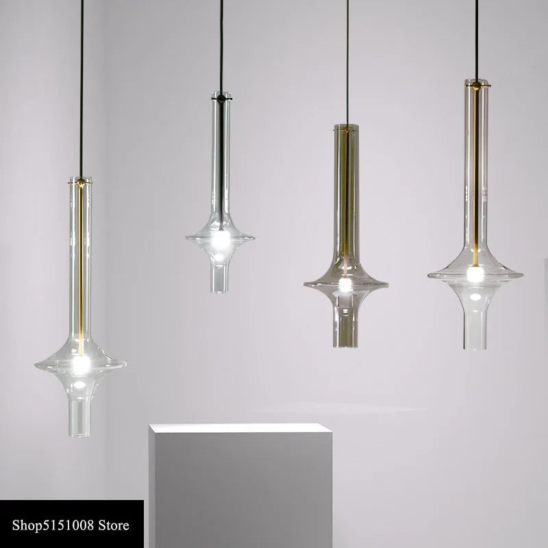 Suspension post-modernes en verre de luxe nordique - vue 4 sur 12