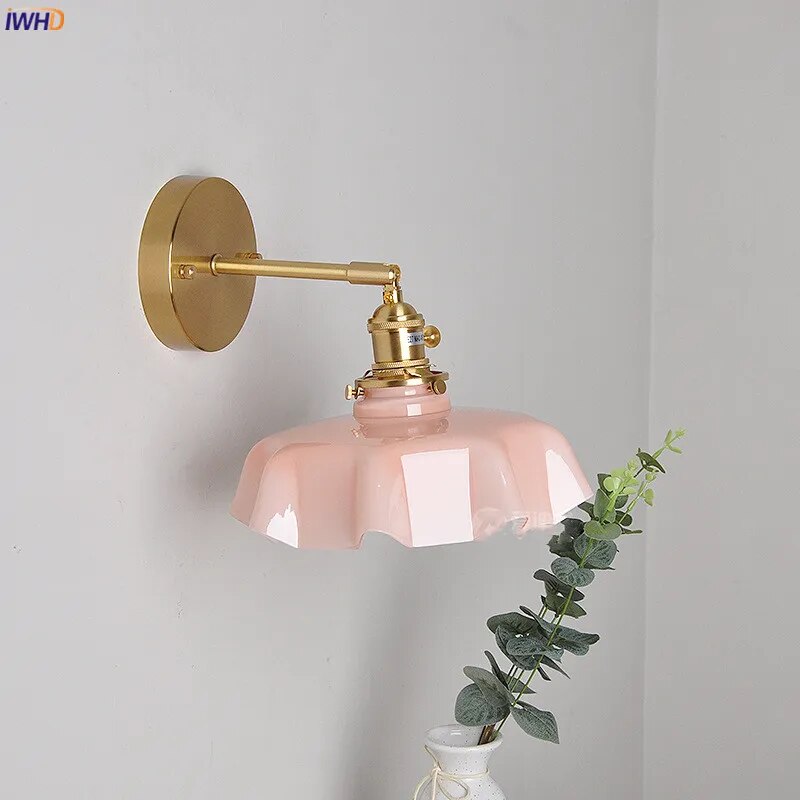applique murale led nordique verre wandlamp 2021 - vue 3 sur 14