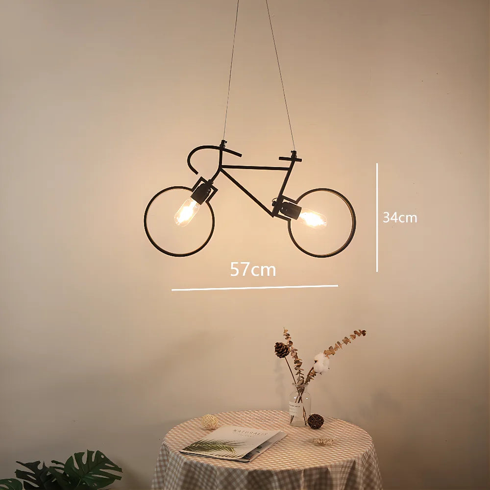 Suspension industrielle fer vélo - vue 3 sur 8