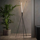lampadaire trépied croisé led nordique simple