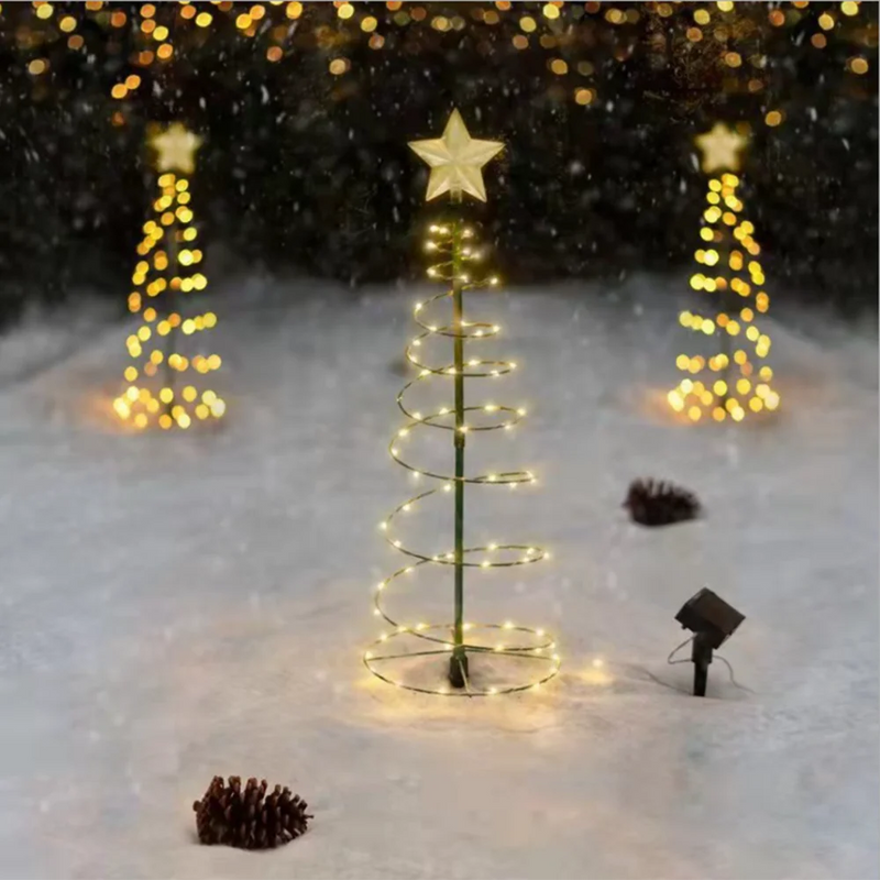 guirlande lumineuse solaire étoile pour décoration extérieure