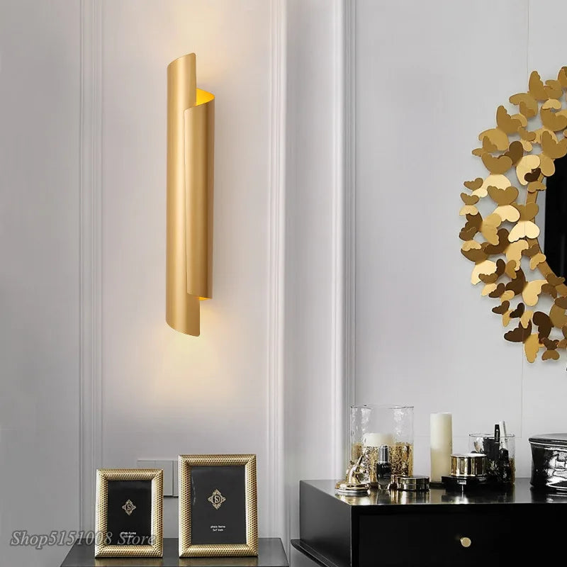 applique murale nordique en métal design moderne luminaire industriel décoratif - vue 4 sur 9