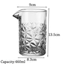 Verre cocktail relief cloute 700 ml style moderne