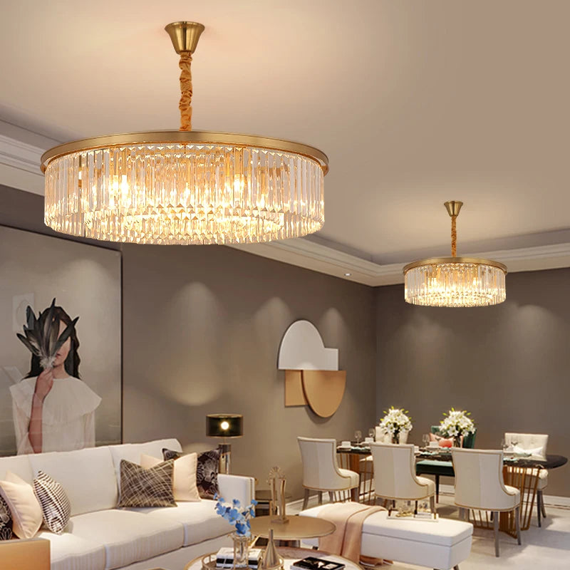 Lampe à double usage en cristal pour décor moderne