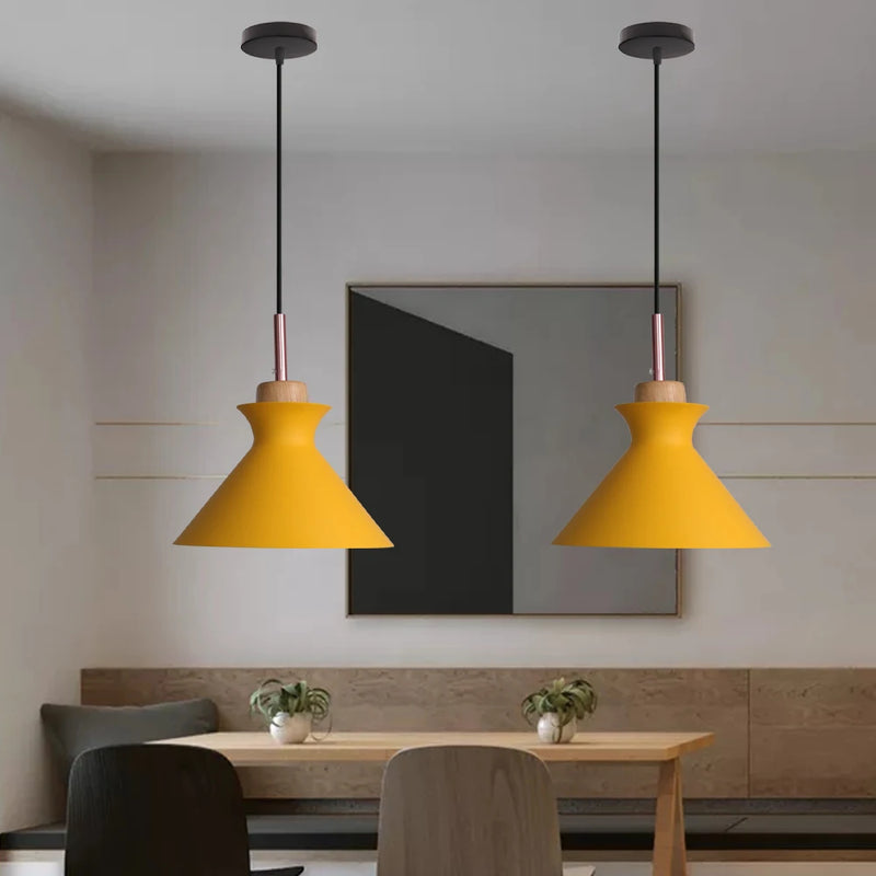 lustre led moderne nordique suspendu pour éclairage intérieur