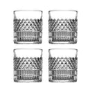 lot 4 verres whisky relief old fashioned résistants
