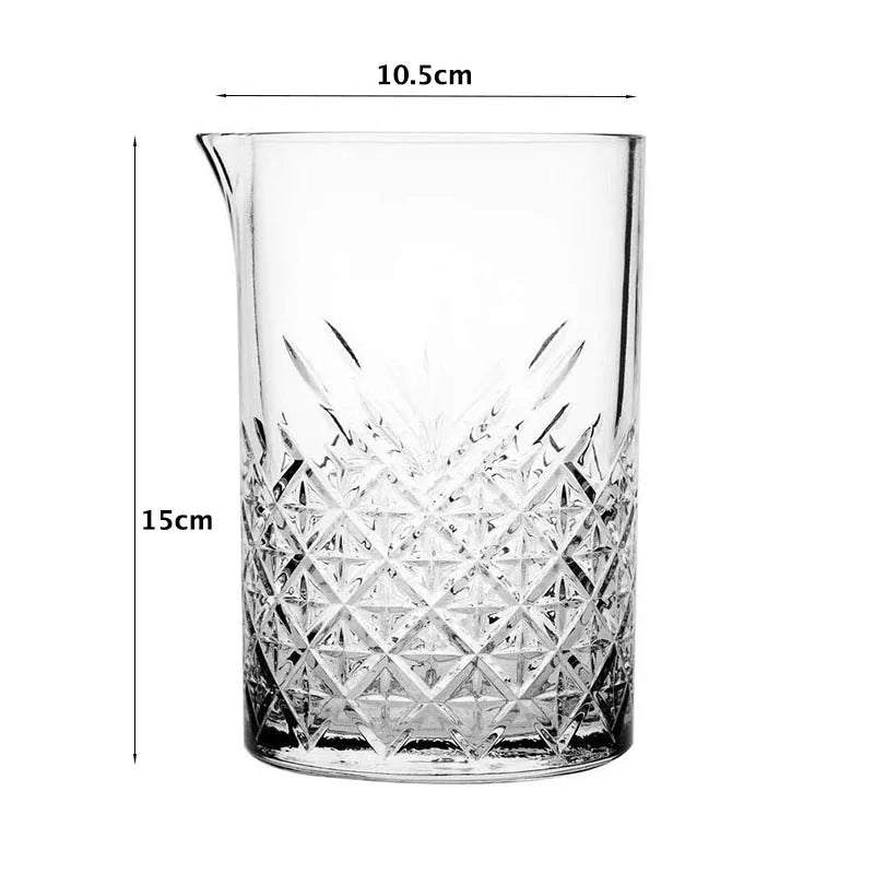 Verre à cocktail clouté relief 700 ml design - vue 6 sur 7