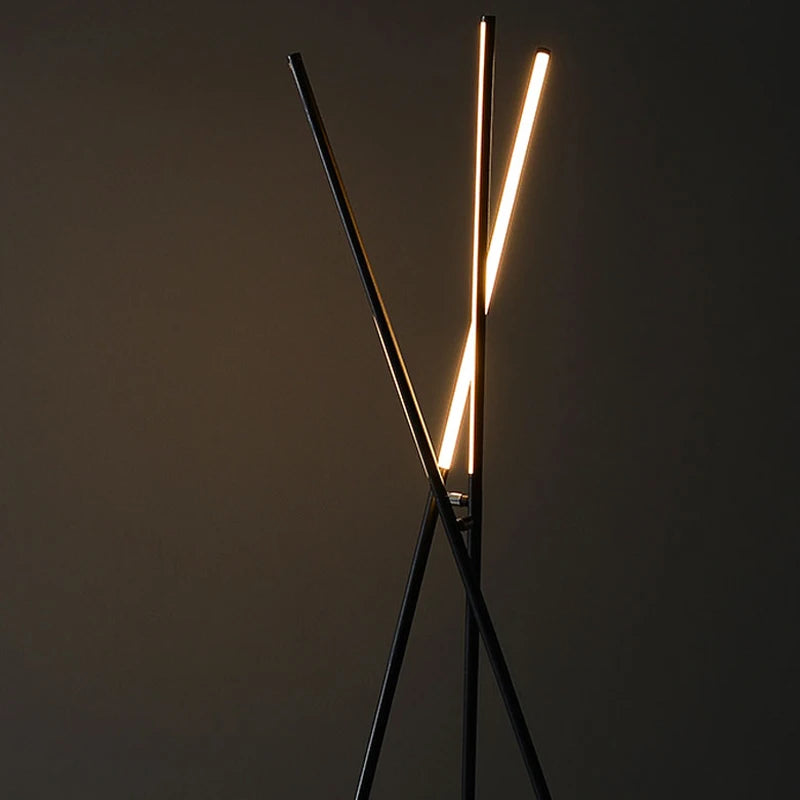 lampadaire nordique moderne design led pour décoration intérieure - vue 7 sur 7