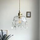 Suspension en cristal au design moderne