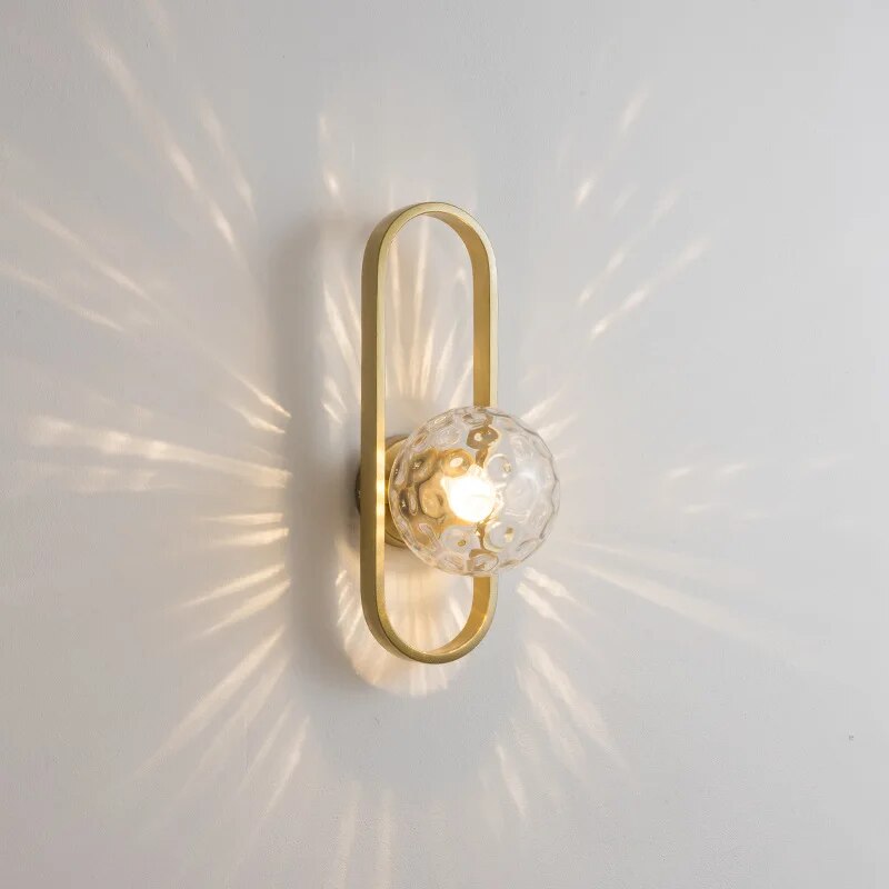 Applique murale minimaliste en verre pour allée - vue 7 sur 10