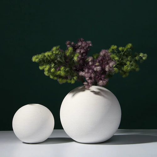 vase en céramique pour fleurs décoration étagère moderne