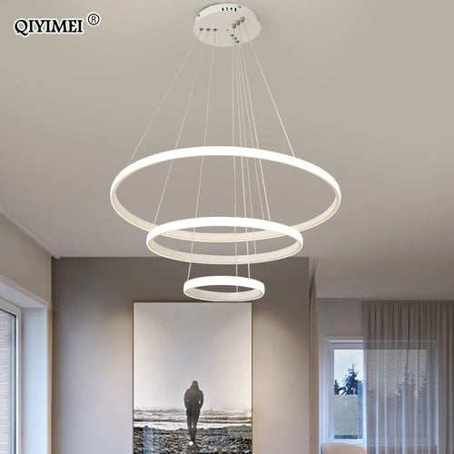 lampe led suspendue en aluminium luminaire décoratif d'intérieur nouveau