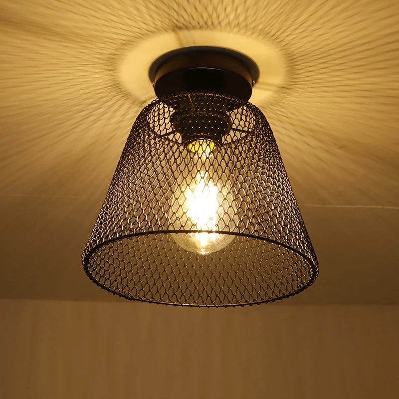 plafonnier en métal déformable pour éclairage décoratif intérieur
