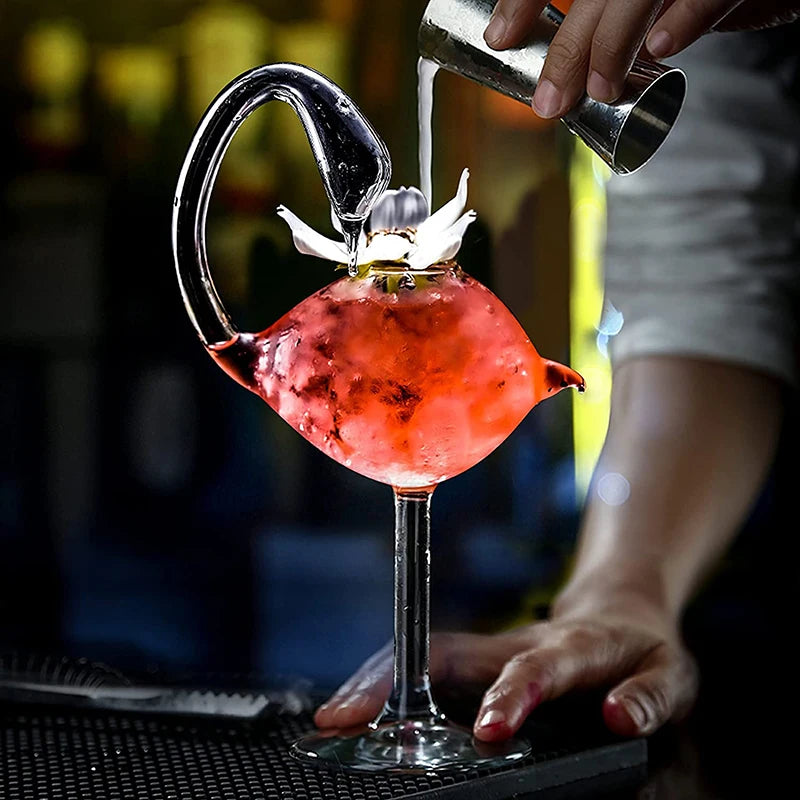 verre cocktail décoratif animaux originaux soirée bar - vue 5 sur 7