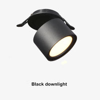 spot rotatif pliable intégré à intensité variable led rétro-éclairage éclairage intérieur