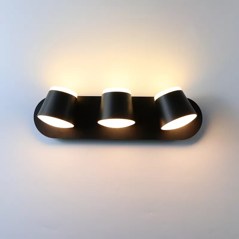 applique murale led réglable 360° - vue 3 sur 12