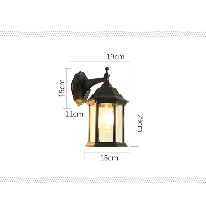applique murale extérieure moderne pour jardin et terrasse