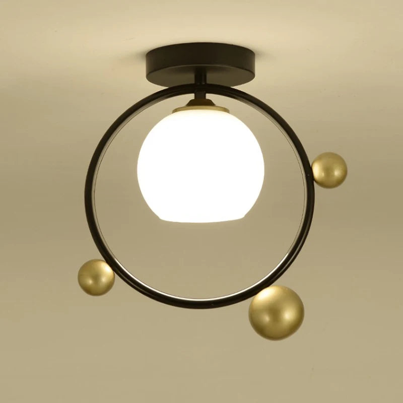 plafonnier moderne à leds pour hall d'entrée et balcon