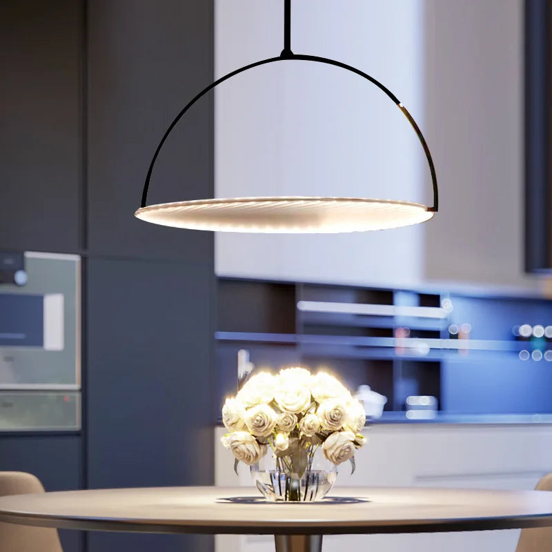 lustre minimaliste moderne nordique avec lampes décoratives en tissu