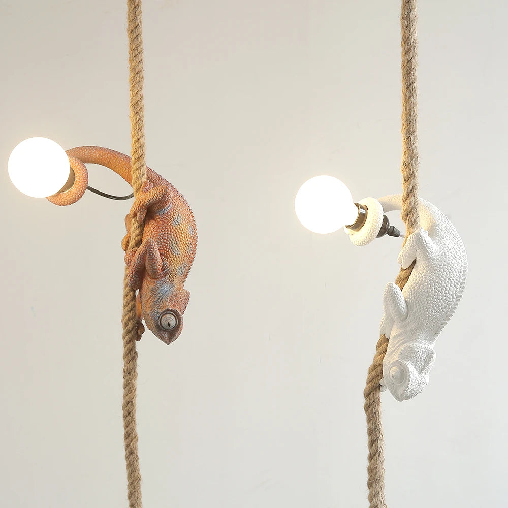 suspension en résine caméléon pour décoration artistique moderne - vue 3 sur 10