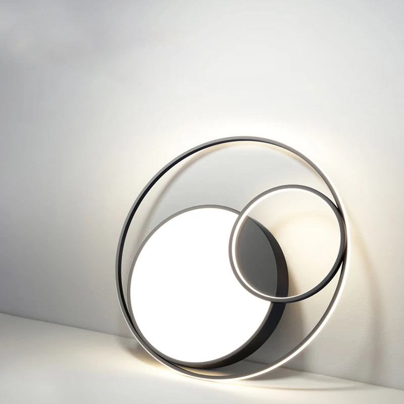 Lustre LED moderne maison intérieur luminaire déco tech - vue 4 sur 12